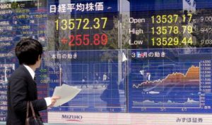الاسهم اليابانية تقفي أًثر تعافي الاسهم العالمية