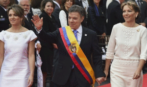 سانتوس يؤدي اليمين الدستورية رئيسا لكولومبيا