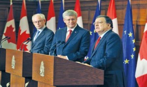 اتفاق بـ150 بليون يورو سنوياً للتبادل الحر بين كندا والاتحاد الأوروبي
