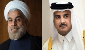 روحاني وأمير قطر: لوقف الإقتتال في سوريا والعراق