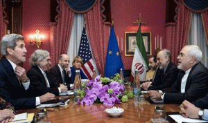 مفاوضات في لوزان لانتزاع اتفاق حول النووي الايراني قبل نهاية الشهر