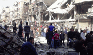 تفشي مرض التيفوئيد بين سكان مخيم اليرموك في دمشق