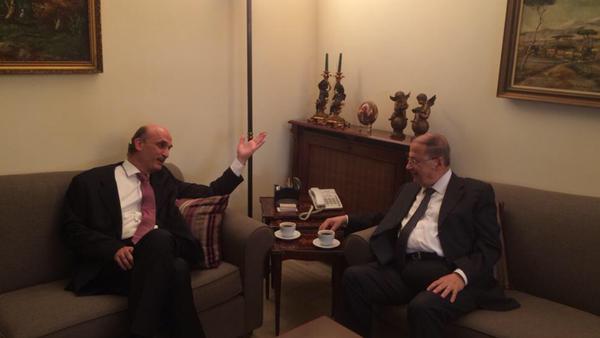 michel oun and geagea