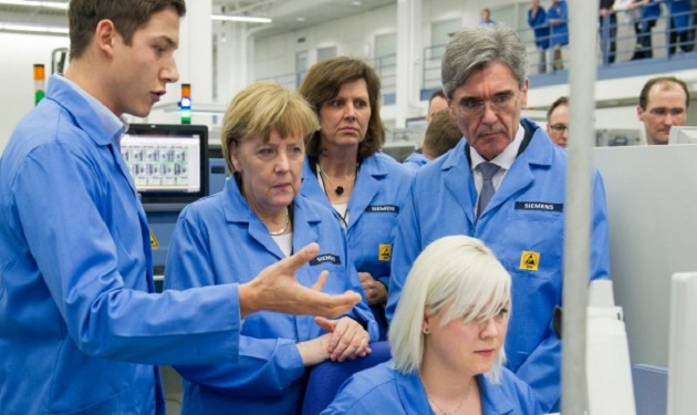 Merkel-SiemensFactory