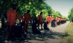 بالفيديو..عناصر “داعش”  على حبل الإعدام!