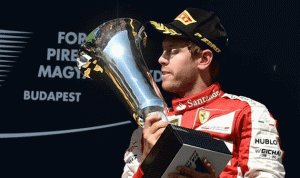 فيتل بطل سباق المجر في الـ فورمولا ١