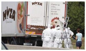 جثث لاجئين داخل شاحنة في النمسا