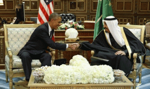 أوباما التقى الملك سلمان: سنناقش التصدي لزعزعة إيران لاستقرار المنطقة