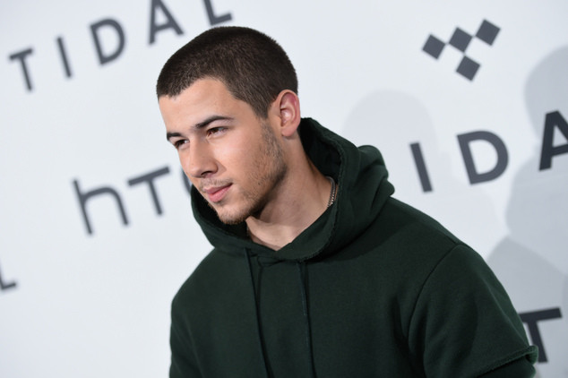 Nick Jonas arrives at TIDAL X: 1020 Amplified by HTC at the Barclays Center on Tuesday, Oct. 20, 2015, in New York. (Photo by Evan Agostini/Invision/AP)