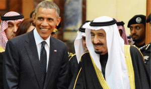 أوباما والعاهل السعودي التزما بزيادة الدعم للمعارضة السورية
