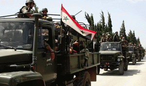 الجيش السوري يصل الى الحدود العراقية
