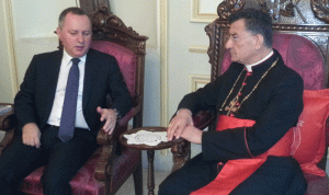 الراعي التقى عريجي وسفيري ايطاليا والمانيا