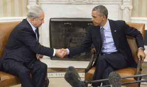أوباما يشيد بالعلاقات “الاستثنائية”مع إسرائيل ونتنياهو يؤيد حل الدولتين