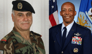 الجنرال براون التقى قهوجي: الجيش هو المدافع الوحيد عن لبنان