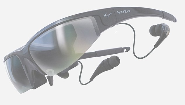 The smart glasses, sold under the brand GiveVision have been developed by UK company Vision Technologies using cameras and artificial intelligence software similar to that pioneered by Google Glass Glasses that will enable blind people to 'see' objects ***INTERNET IMAGES***