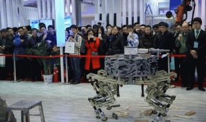 بالصور.. روبوتات صينية تكافح الإرهاب