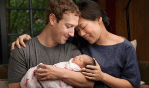 زوكربيرغ يتنازل عن 99 % من “فايسبوك”.. برسالة لمولودته