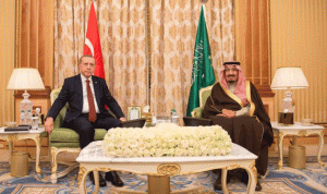 أردوغان إلتقى العاهل السعودي في الرياض