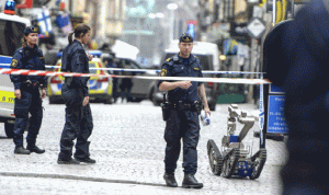 إنفجار قنبلة بمطعم في ستوكهولم