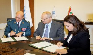 توقيع اتفاق تعاون بين الجيش اللبناني و معهد باسل فليحان