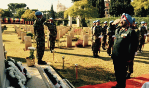 الكتيبة الهندية أحيت ذكرى شهداء الحرب العالمية 1و2 في بيروت