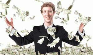 مؤسس “فايسبوك” يربح بدقائق 4 مليارات و850 مليون دولار!!