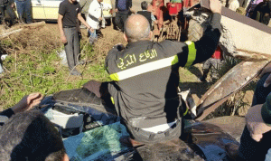 بالصور.. مقتل امرأة بحادث سير مروّع في عكار