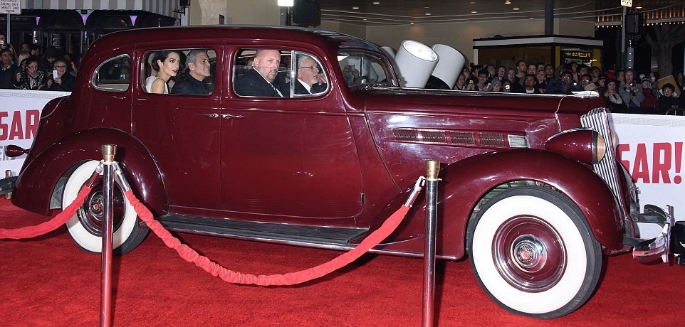 February 1, 2016 Westwood, Ca. George Clooney and Amal Clooney "Hail, Caesar!" World Premiere held at the Regency Village Theatre ©Tammie Arroyo / AFF-USA.COM