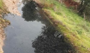 التلوث يهدد نهر العصفور في بزيزا