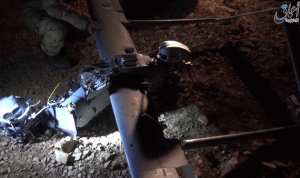 بالفيديو… سقوط طائرة استطلاع لبنانية