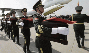 بكين تستعيد رفات 36 عسكرياً قتلوا خلال الحرب الكورية
