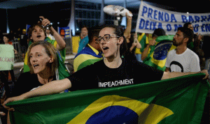 تظاهرات حاشدة في البرازيل رفضاً لإقالة روسيف