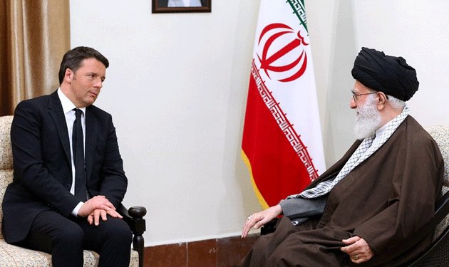 Khamenei-Matteo-Renzi