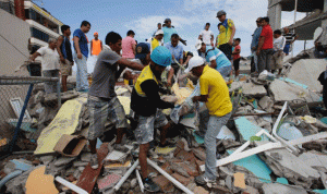 ارتفاع جديد بعدد قتلى زلزال الإكوادور