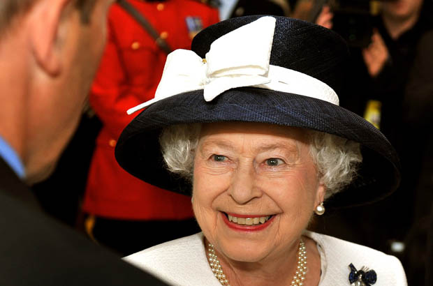 HALIFAX, CANADA - JUNE 29:  Queen Elizabeth II visits the Canadian combined forces base on June 29, 2010 in Halifax, Nova Scotia, Canada. Dozens of foreign ships gathered as part of celebrations marking the centenary of the Canadian Navy today. The Queen and Duke of Edinburgh are honouring the maritime achievements of the Commonwealth country during their royal tour of Canada.  (Photo by John Stillwell - WPA Pool/Getty Images) *** Local Caption *** Queen Elizabeth II