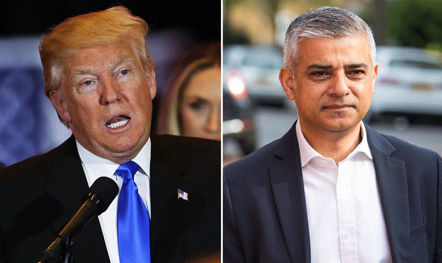 Donald-Trump-and-Sadiq-Khan