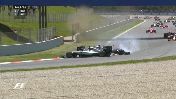 Hamilton and Rosberg 1