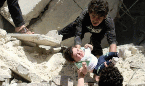 مقتل 11 طفلاً بقصف للنظام السوري في حلب