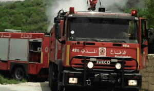 الدفاع المدني: العمل مستمرّ لإخماد حريق عين الريحانة (بالفيديو)