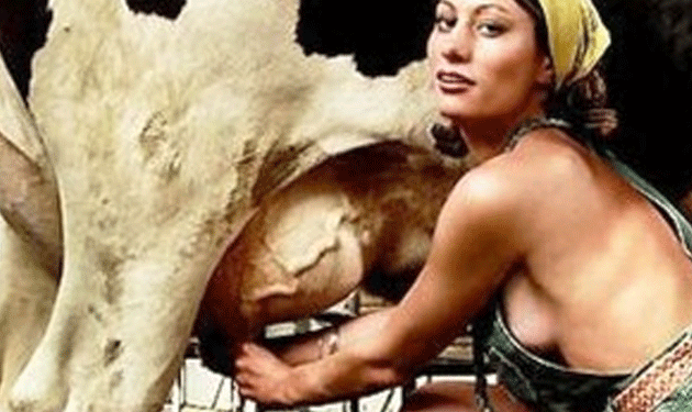 women-cow