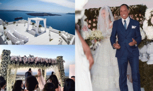 بالصور… زفاف أسطوري لرجل أعمال مصري من عارضة أزياء عالمية!