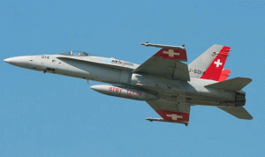 تحطم طائرة مقاتلة سويسرية في هولندا