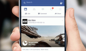 جديد “فايسبوك”… صور بتقنية 360 درجة!