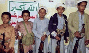 33 ألف طفل جندتهم ميليشيات الحوثي في اليمن
