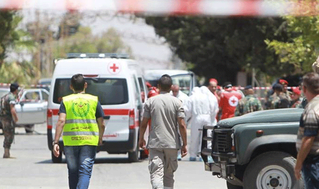 red cross lebanese army