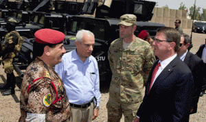 كارتر في العراق واجتماعات عسكرية