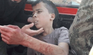 بالفيديو… فصيل معارض يذبح طفلا في حلب!