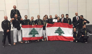 لبنان حل سادسا في بطولة العالم في الكاراتيه