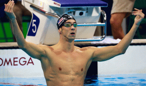 السبّاح الأميركي مايكل فيلبس يحرز ميداليته الـ24 في الألعاب الأولمبية
