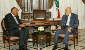 سامح شكري في لبنان لتحريك الملف الرئاسي!
